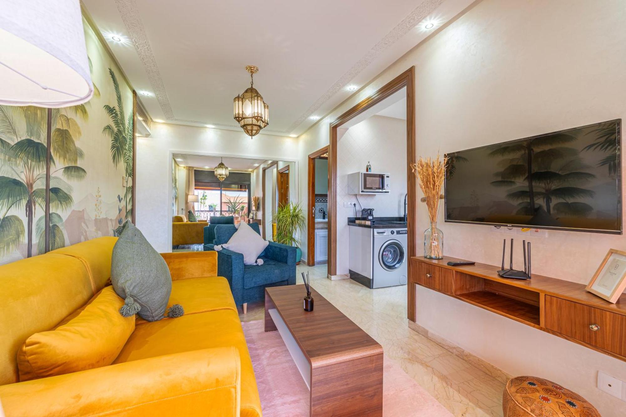Le Jasmin - Appartement Authentique A Gueliz 마라케시 외부 사진